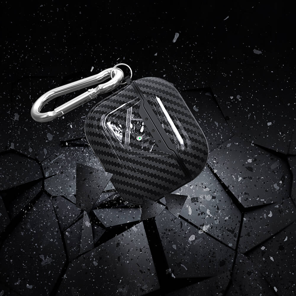 Apple Airpods 4 Kılıf Zore Airbag 05 Silikon Siyah