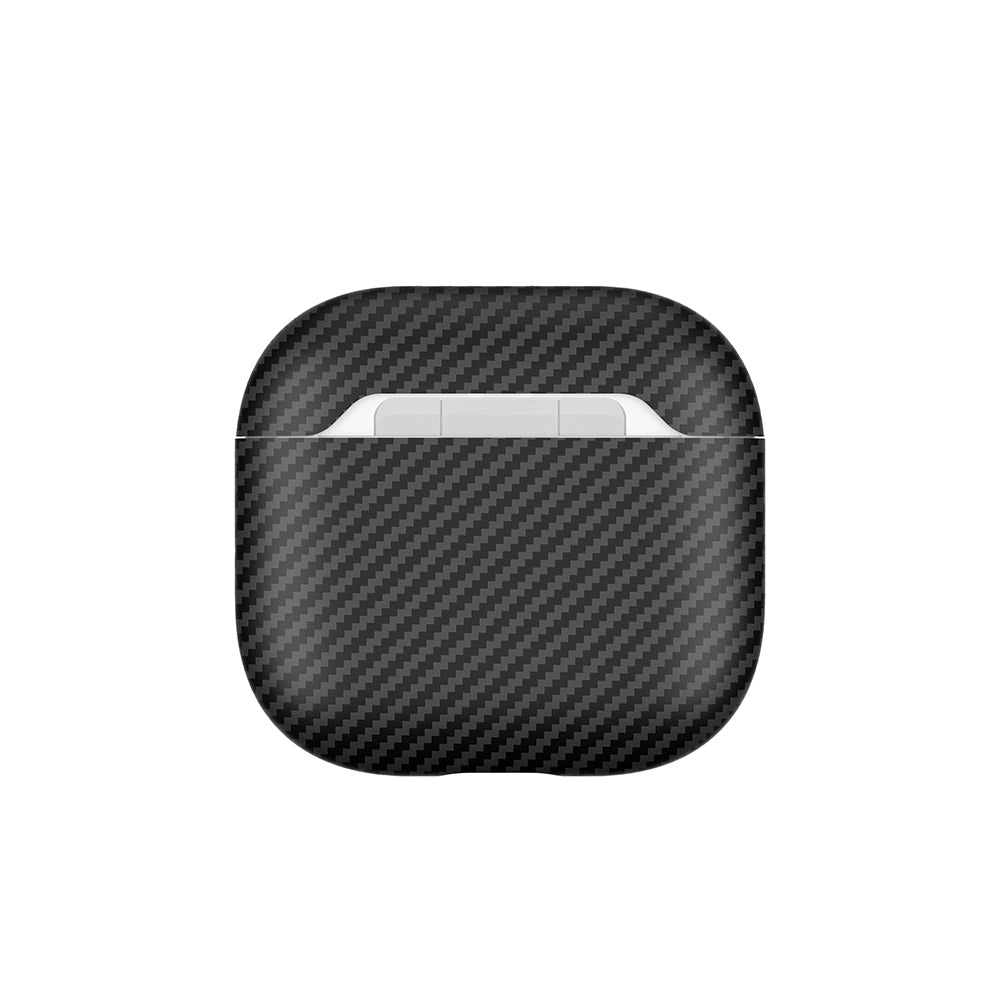 Apple Airpods 4 Zore Airbag 43 600D Karbon Fiber Kulaklık Kılıfı Lacivert