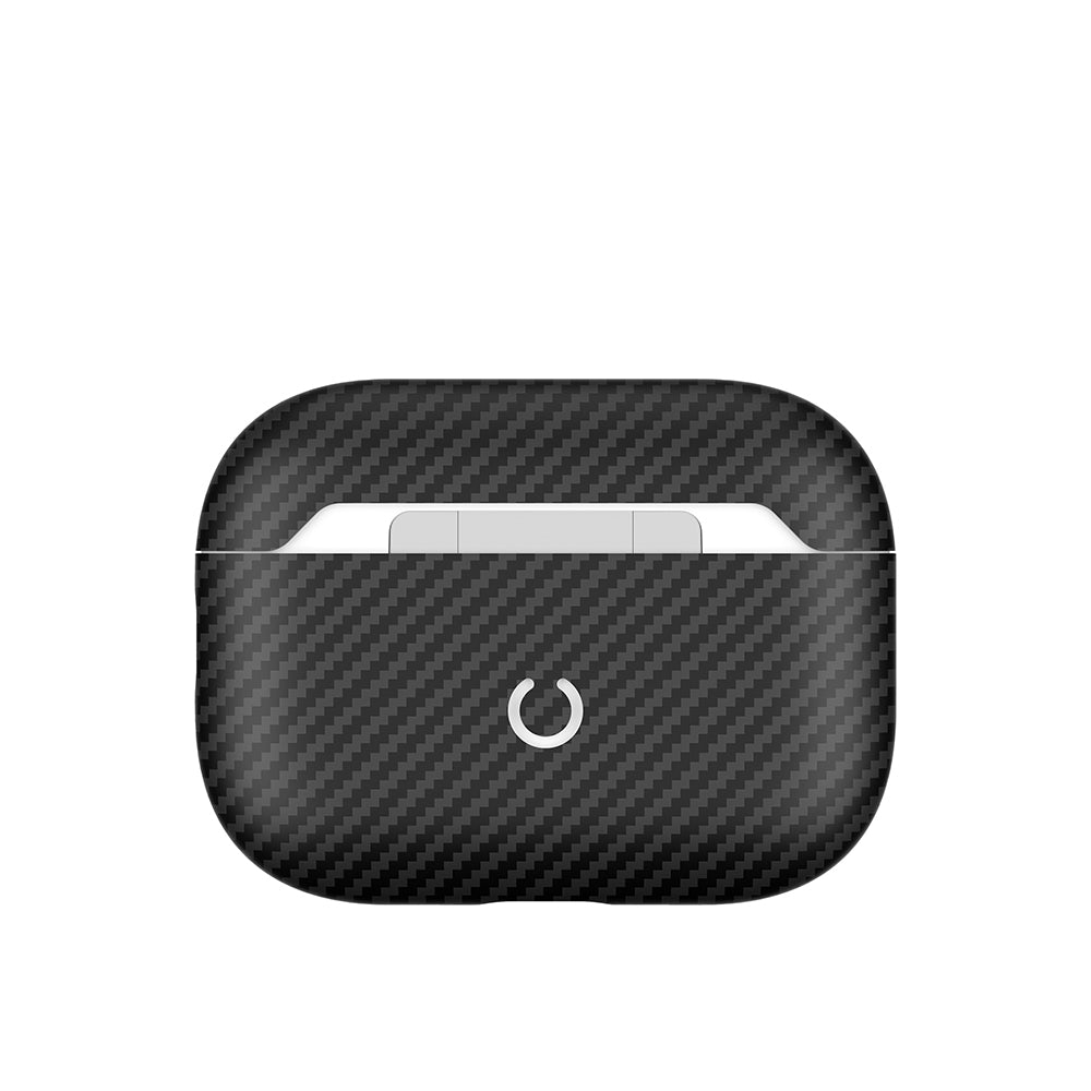 Apple Airpods Pro 2 Zore Airbag 43 600D Karbon Fiber Kulaklık Kılıfı Siyah