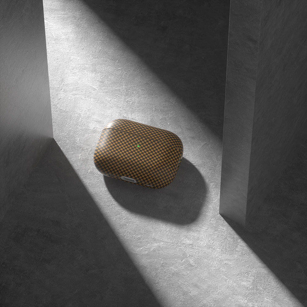 Apple Airpods Pro 2 Zore Airbag 43 600D Karbon Fiber Kulaklık Kılıfı Lacivert