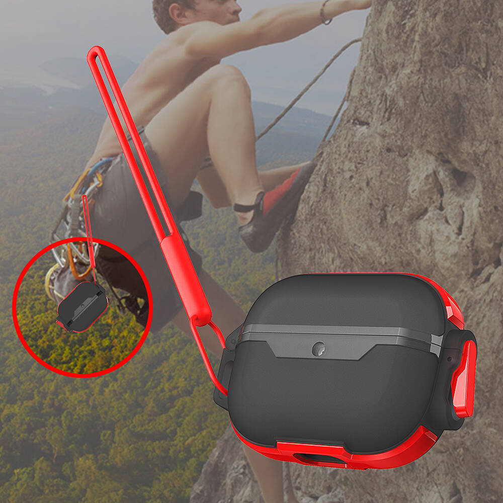 Apple Airpods Pro Zore Airbag 34 Darbelere Karşı Dayanıklı Kılıf Mor