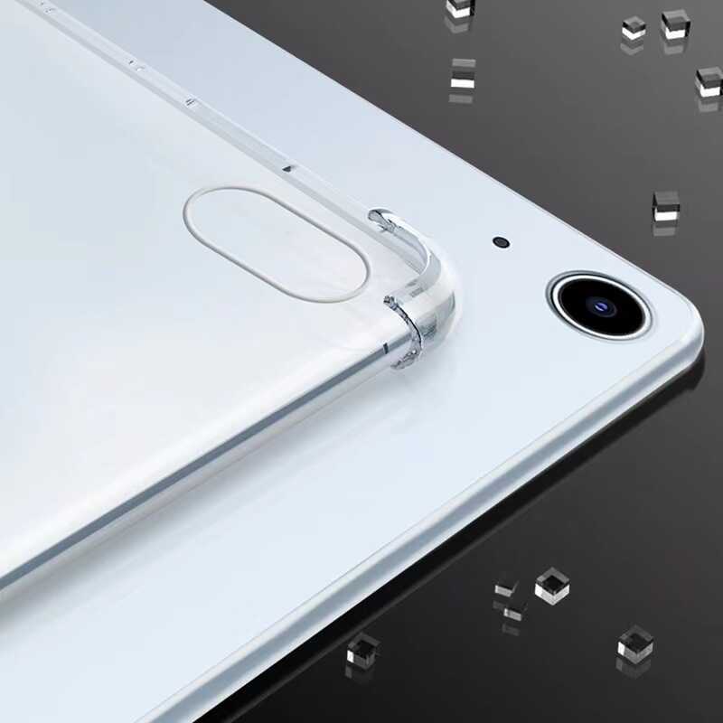 Apple iPad 11.Nesil 2025 Kılıf Zore Tablet Nitro Anti Shock Silikon Kapak Renksiz