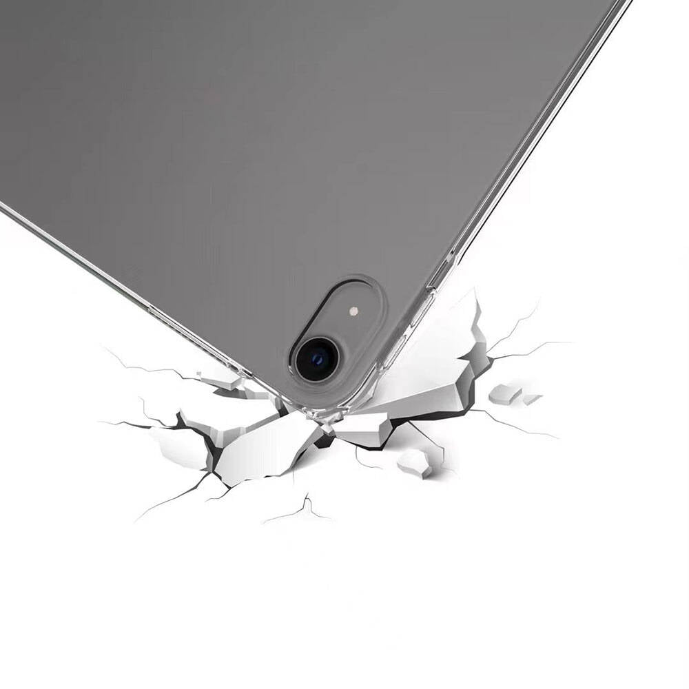 Apple iPad Air 13 2024 Kılıf Zore Tablet Nitro Anti Shock Silikon Kapak Şeffaf