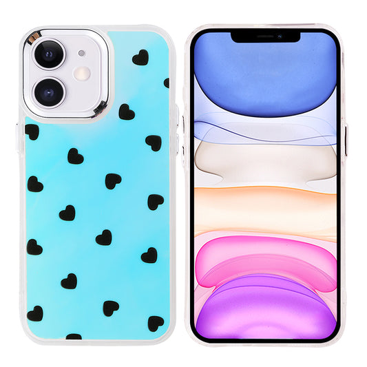 Apple iPhone 11 Kılıf Airbag Tasarımlı Zore Hadra Kapak Kalp