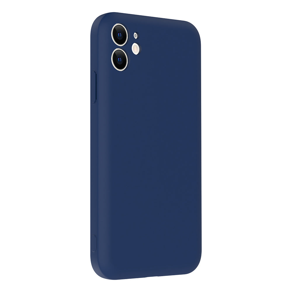 Apple iPhone 11 Kılıf Kamera Korumalı Kartlık Hazneli Zore Vitra Kapak Lacivert