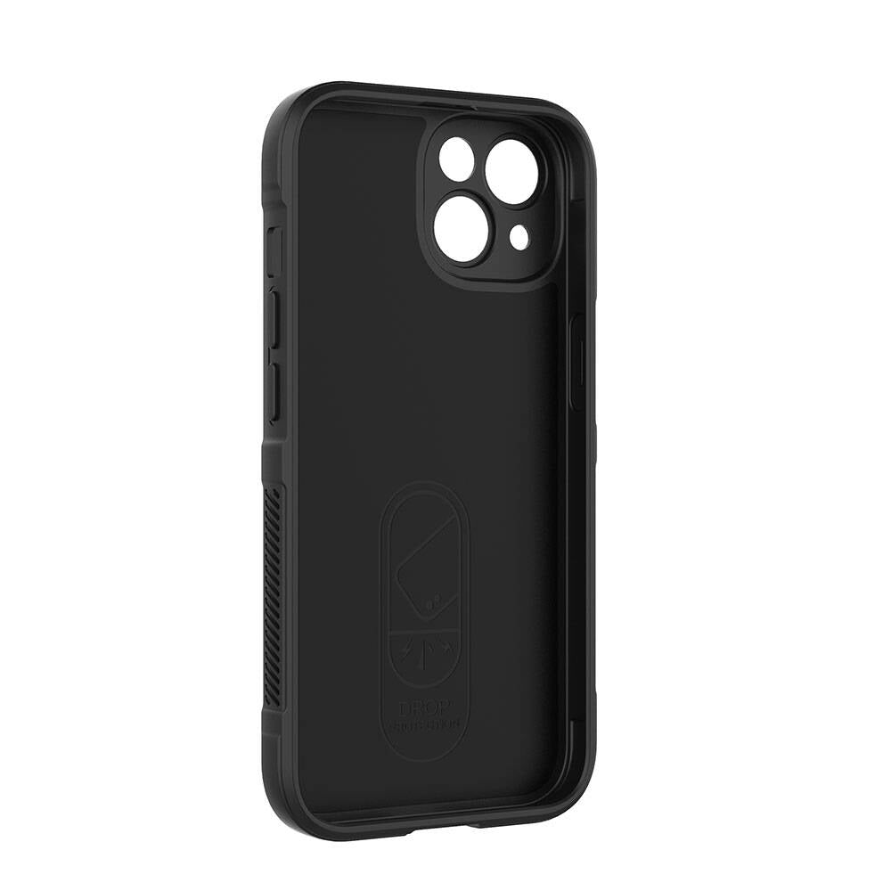 Apple iPhone 14 Kılıf Esnek TPU Oyuklu Arka Yüzey Tasarımlı Zore Etnik Silikon Kapak Kırmızı