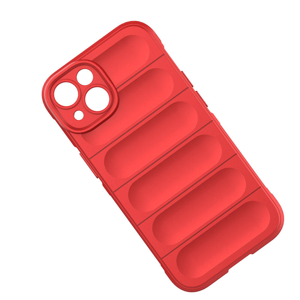Apple iPhone 14 Kılıf Esnek TPU Oyuklu Arka Yüzey Tasarımlı Zore Etnik Silikon Kapak Lacivert