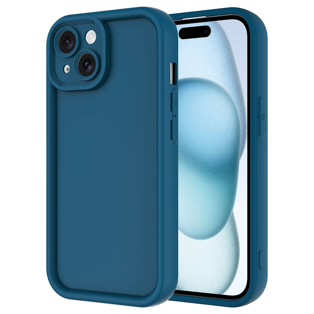 Apple iPhone 14 Kılıf Kamera Korumalı Zore Ananas Kapak Pembe Koyu