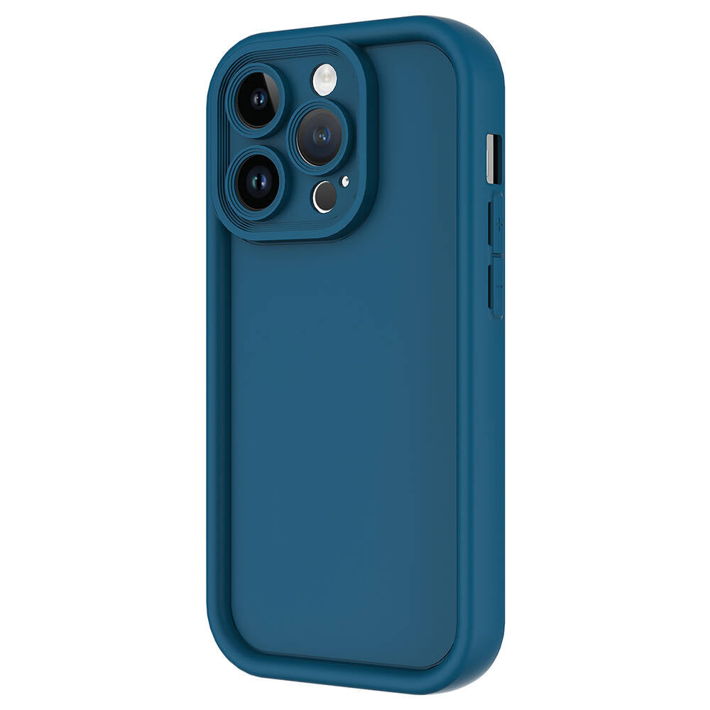 Apple iPhone 14 Pro Kılıf Kamera Korumalı Zore Ananas Kapak Mürdüm