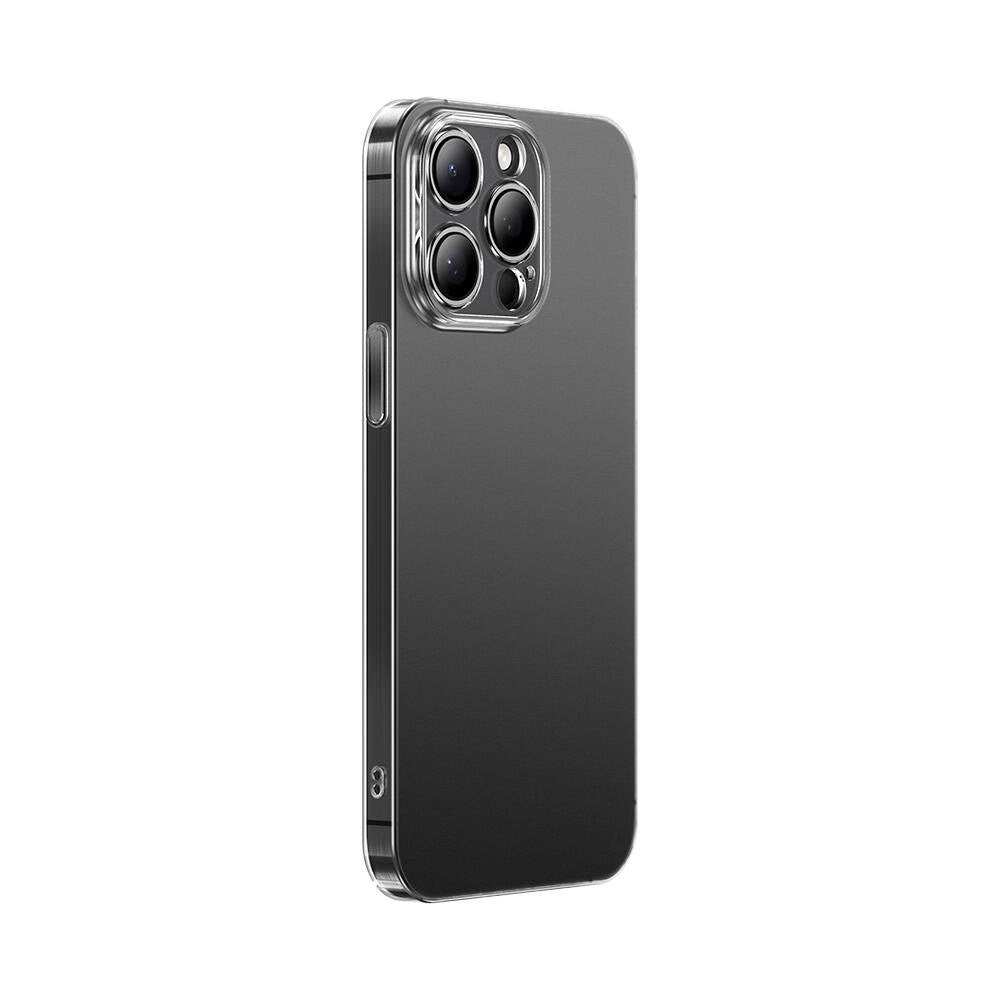 Apple iPhone 14 Pro Kılıf Toz Önleyici Zore Helo Kapak Şeffaf
