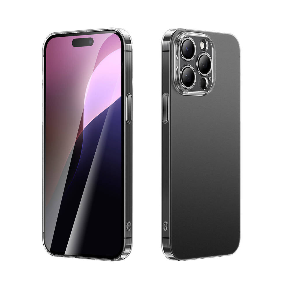 Apple iPhone 14 Pro Kılıf Toz Önleyici Zore Helo Kapak Şeffaf