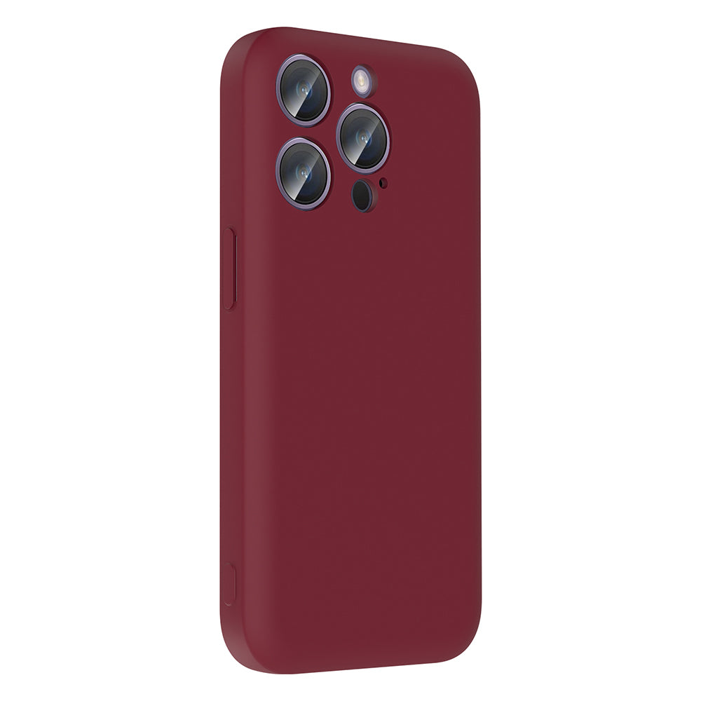 Apple iPhone 14 Pro Max Kılıf Kamera Korumalı Kartlık Hazneli Zore Vitra Kapak Pembe