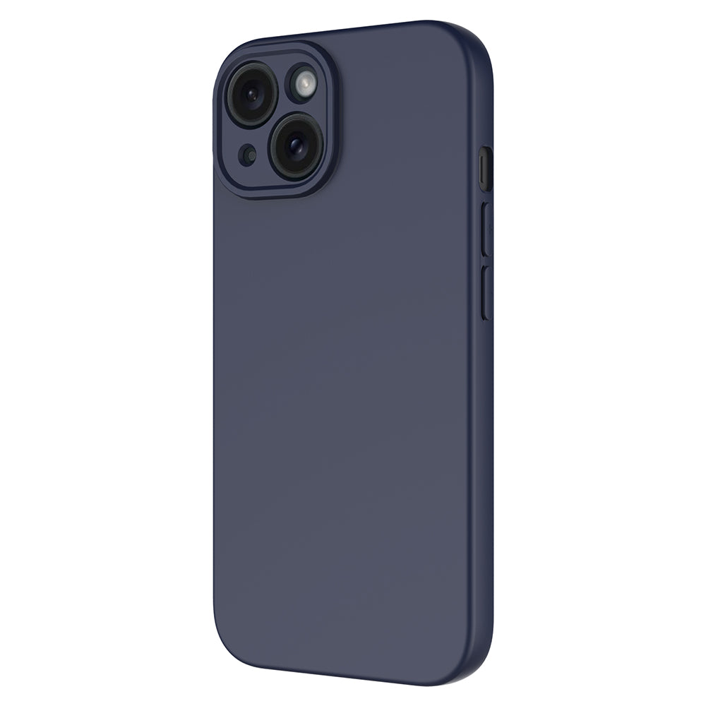 Apple iPhone 15 Kılıf Zore Mara Lansman Kapak Lacivert