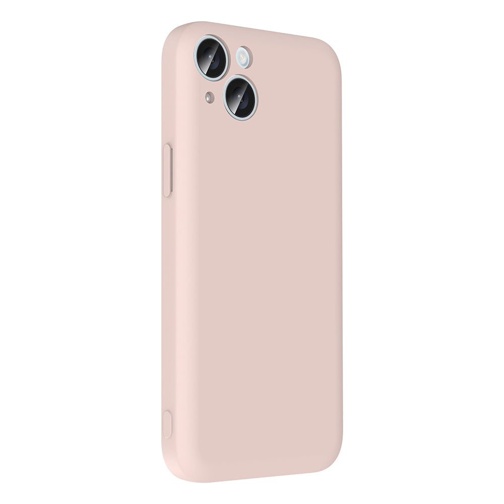 Apple iPhone 15 Plus Kılıf Kamera Korumalı Kartlık Hazneli Zore Vitra Kapak Kahverengi