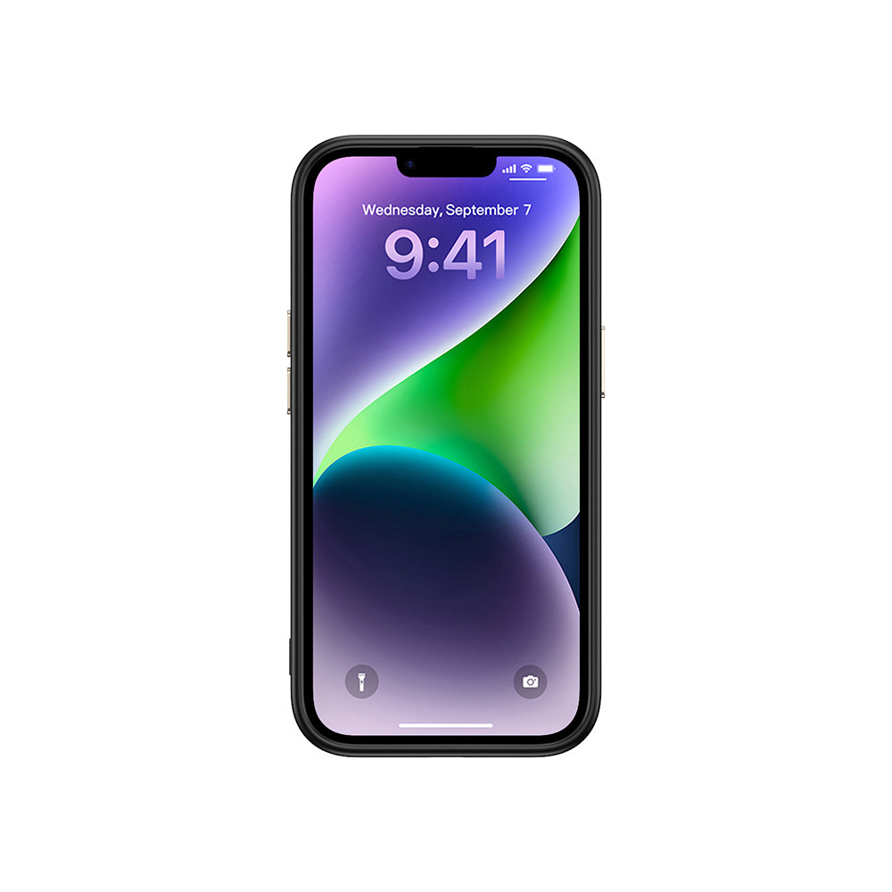 Apple iPhone 15 Plus Kılıf M-safe Şarj Özellikli Karbon Fiber Görünümlü Zore Antina Kapak Mavi