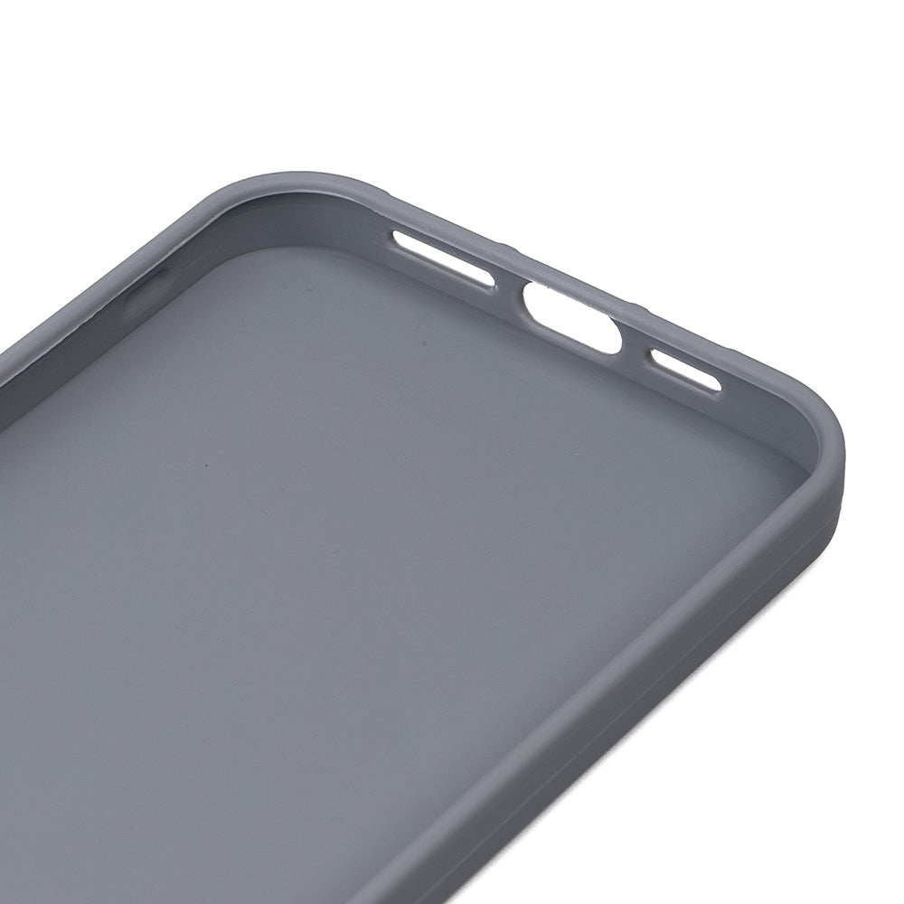 Apple iPhone 15 Pro Kılıf Zore Biye Silikon Gri