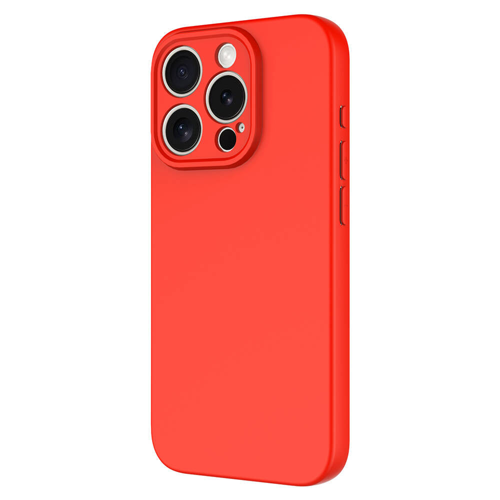 Apple iPhone 15 Pro Kılıf Zore Mara Lansman Kapak Kırmızı