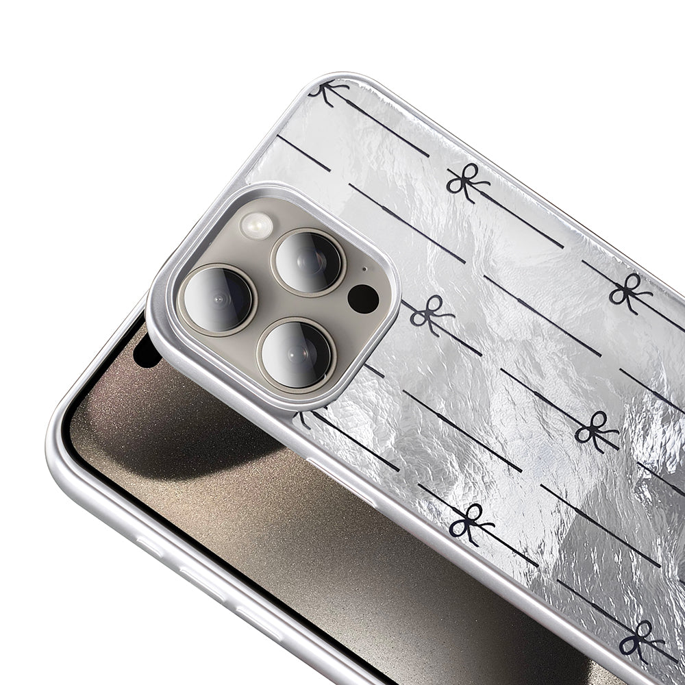 Apple iPhone 15 Pro Max Kılıf Desenli Zore Mep Kapak Gold Leopar