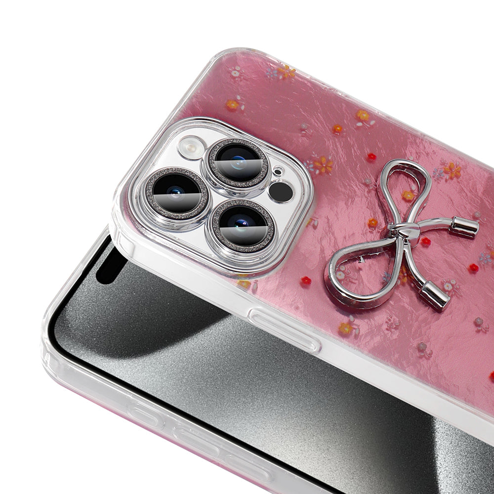 Apple iPhone 15 Pro Max Kılıf Kamera Korumalı Figürlü Zore Ponti Silikon Kapak Beyaz