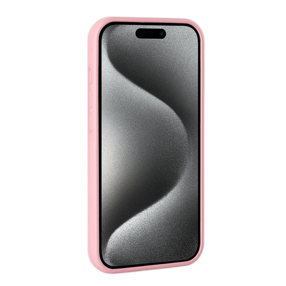 Apple iPhone 15 Pro Max Kılıf Parlak Taşlı Tasarım Zore Pırlanta Kapak Lila
