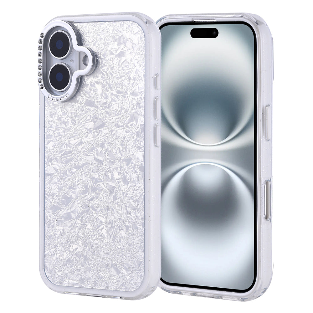 Apple iPhone 16 Kılıf Taşlı Tasarımlı  Zore Kapi Kapak Lila