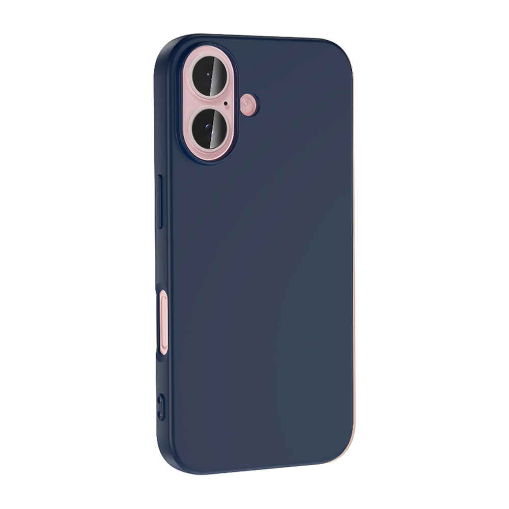 Apple iPhone 16 Kılıf Zore LSR Lansman Kapak Lacivert