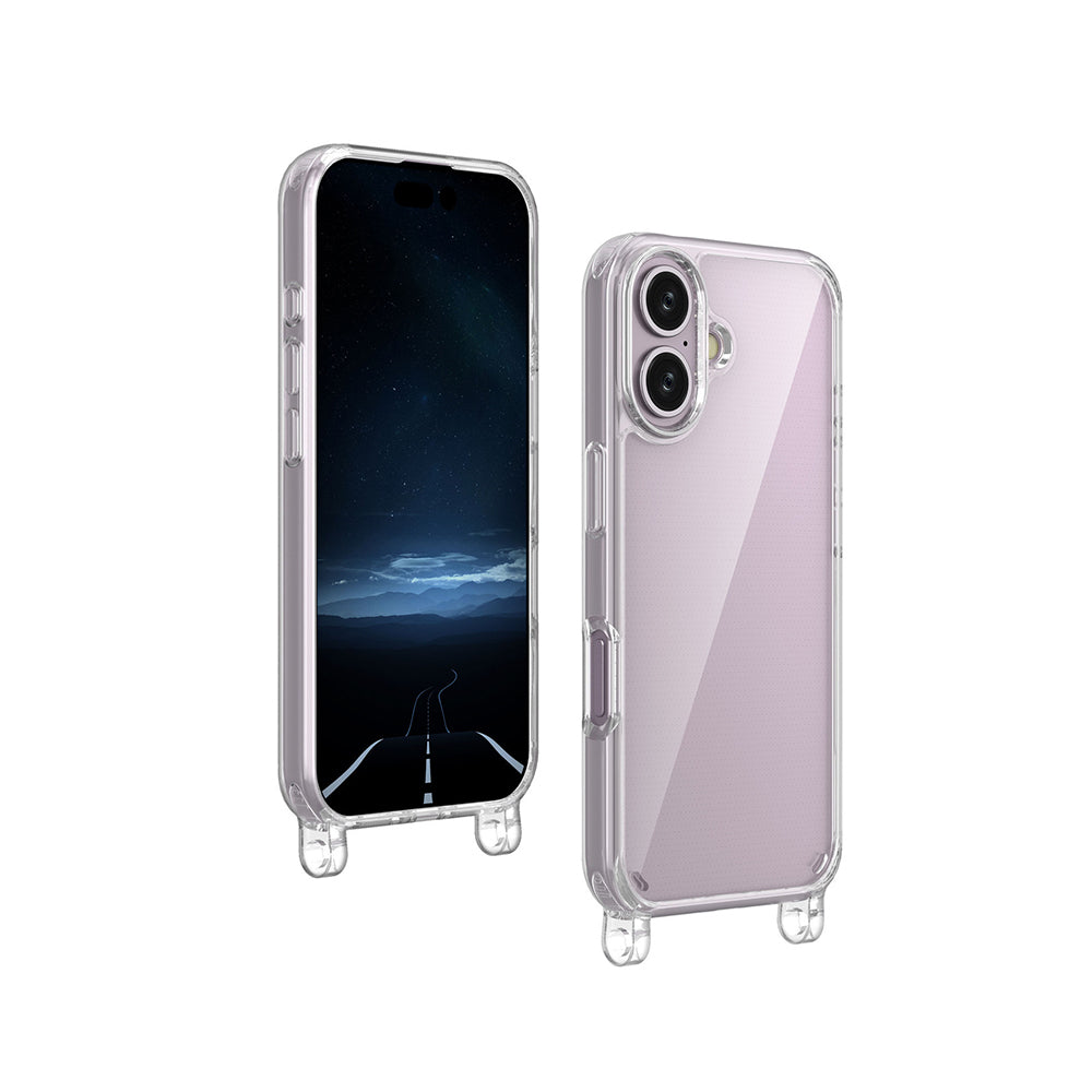 Apple iPhone 16 Kılıf Zore X-Rop Kapak Şeffaf
