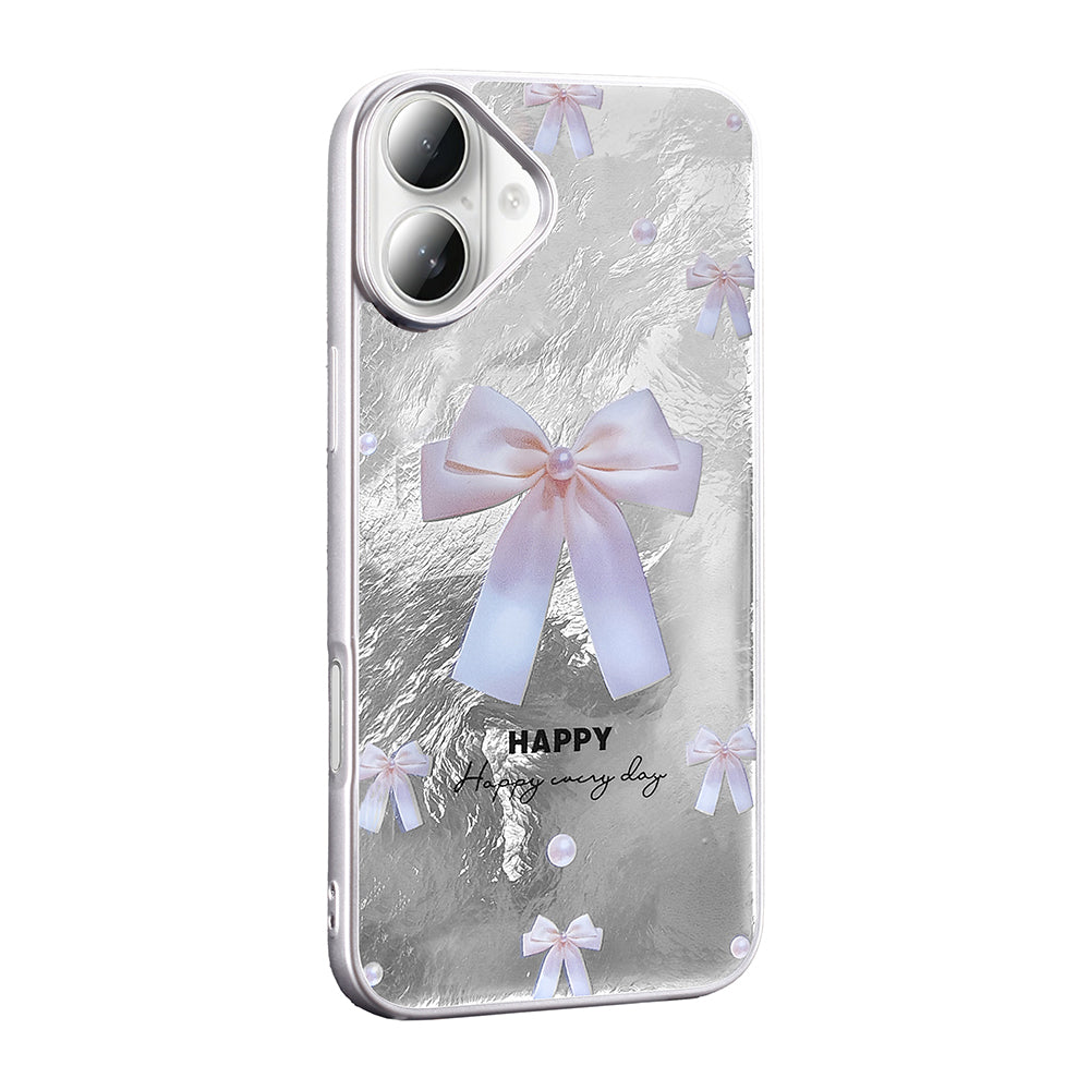 Apple iPhone 16 Plus Kılıf Desenli Zore Mep Kapak Gold Leopar
