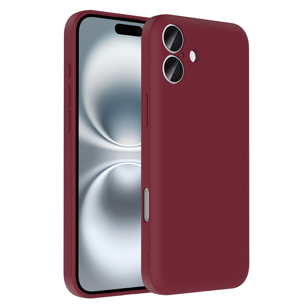 Apple iPhone 16 Plus Kılıf Kamera Korumalı Kartlık Hazneli Zore Vitra Kapak Pembe