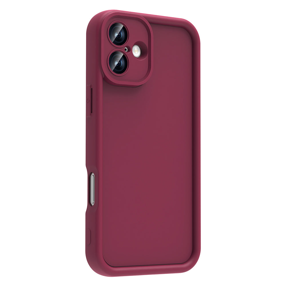 Apple iPhone 16 Plus Kılıf Kamera Korumalı Zore Ananas Kapak Pembe