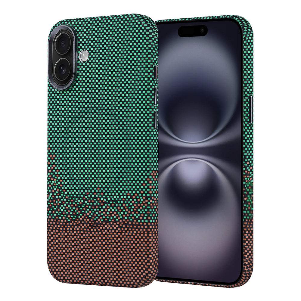 Apple iPhone 16 Plus Kılıf M-safe Şarj Özellikli Karbon Fiber Görünümlü Zore Nekst Kapak Siyah
