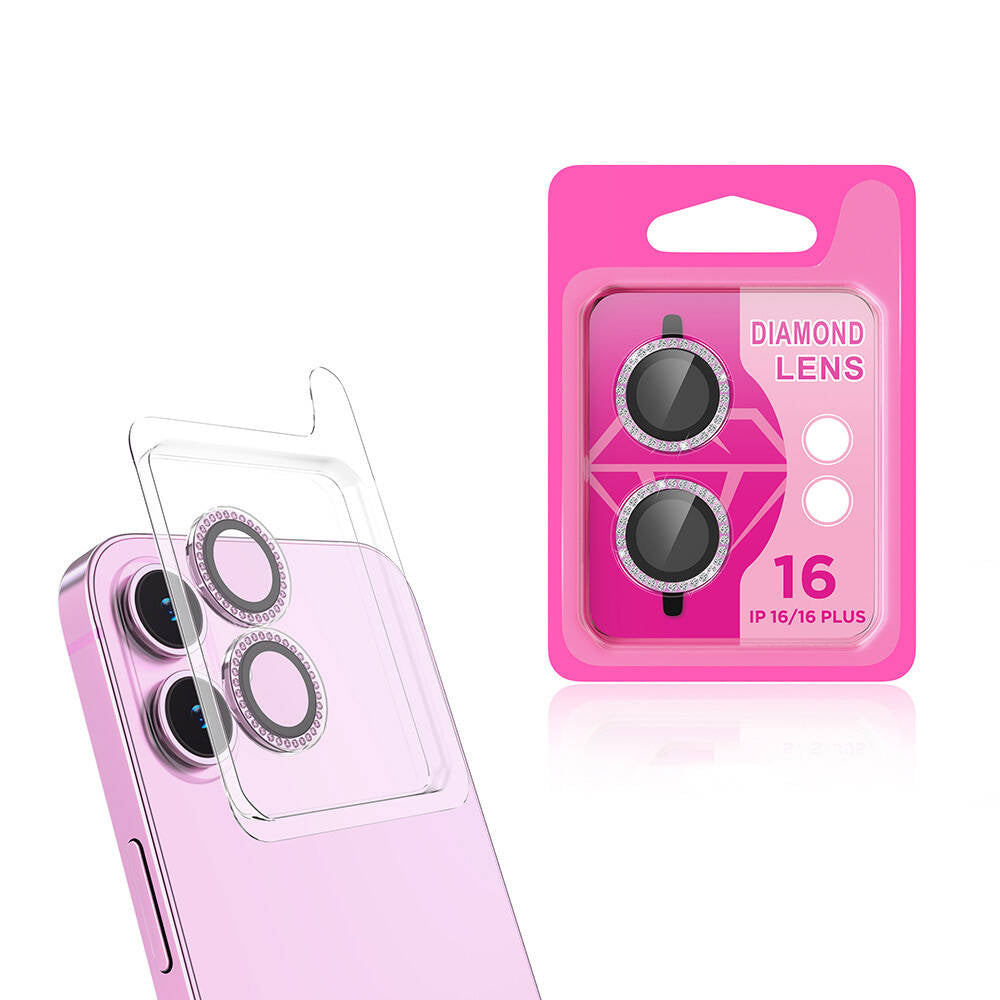 Apple iPhone 16 Plus Zore CL-06 Kamera Lens Koruyucu Açık Yeşil