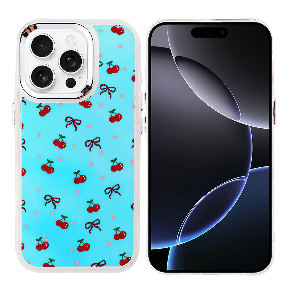 Apple iPhone 16 Pro Max Kılıf Airbag Tasarımlı Zore Hadra Kapak Kiraz