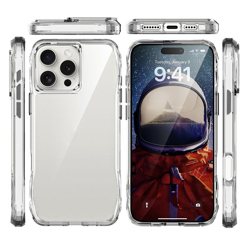 Apple iPhone 16 Pro Max Kılıf Airbagli Şeffaf Zore İncek Kapak Şeffaf