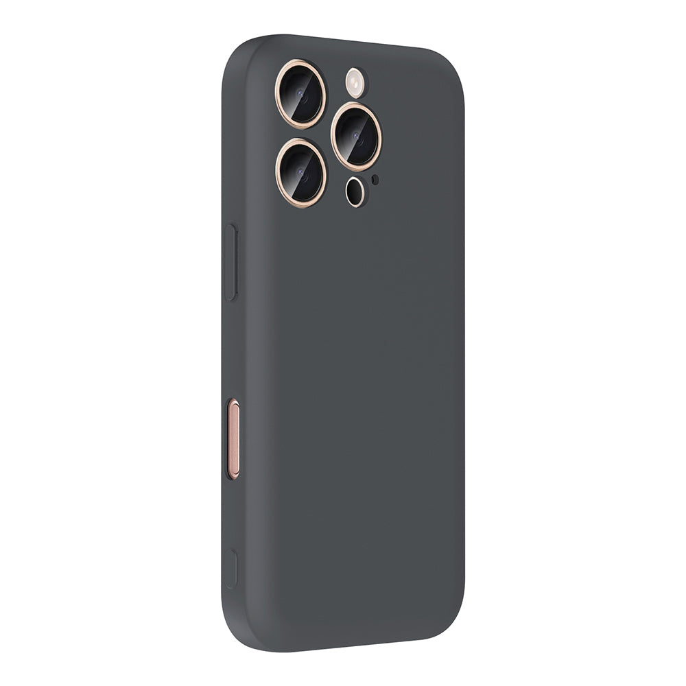 Apple iPhone 16 Pro Max Kılıf Kamera Korumalı Kartlık Hazneli Zore Vitra Kapak Pembe