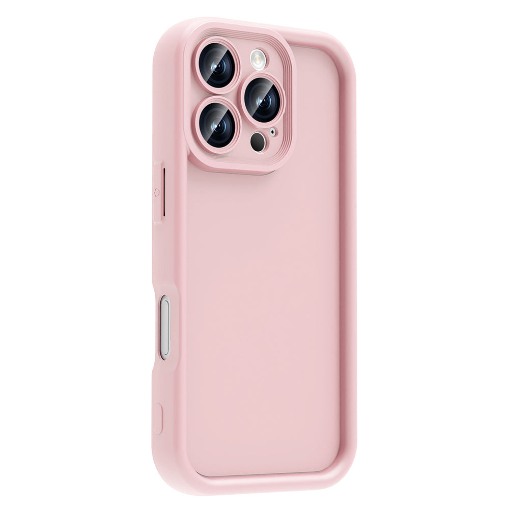 Apple iPhone 16 Pro Max Kılıf Kamera Korumalı Zore Ananas Kapak Mürdüm