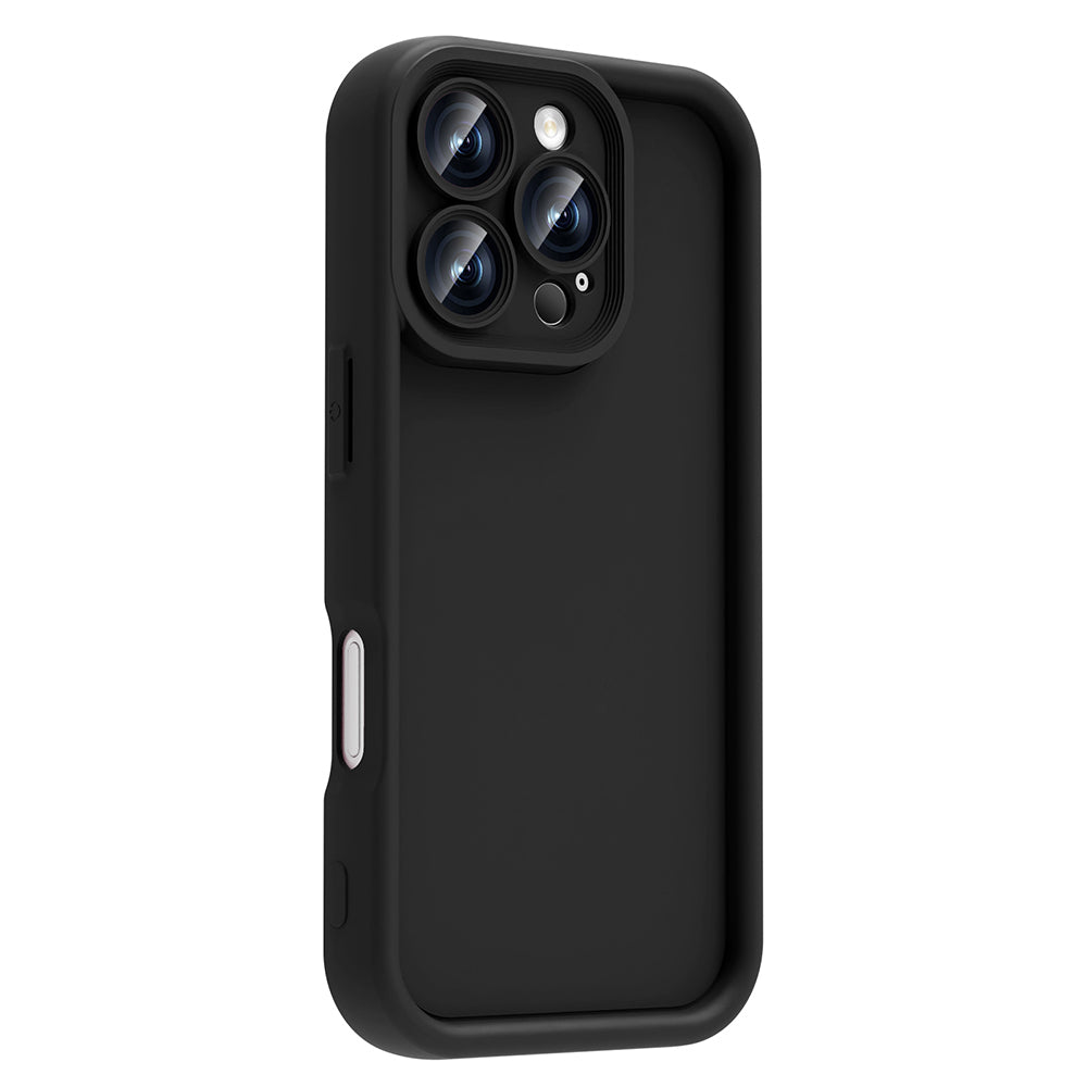 Apple iPhone 16 Pro Max Kılıf Kamera Korumalı Zore Ananas Kapak Mürdüm
