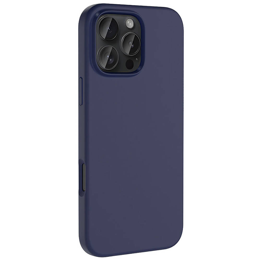 Apple iPhone 16 Pro Max Kılıf M-safe Şarj Özellikli Sıvı Teknolojili Silinebilir Sert Zore Kivi Kapak Desert Titanyum