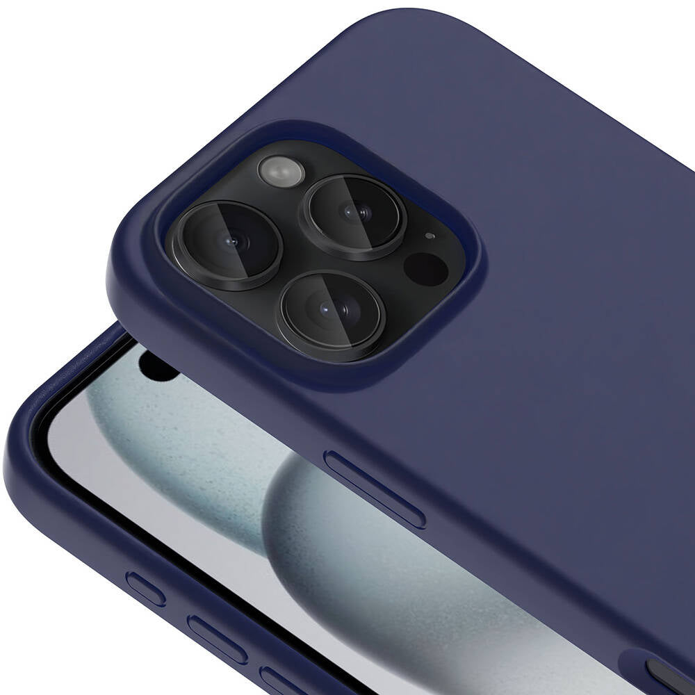 Apple iPhone 16 Pro Max Kılıf M-safe Şarj Özellikli Sıvı Teknolojili Silinebilir Sert Zore Kivi Kapak Desert Titanyum