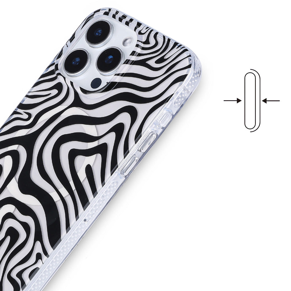 Apple iPhone 16 Pro Max Kılıf M-safe Şarj Özellikli Zore Jago Kapak Beyaz