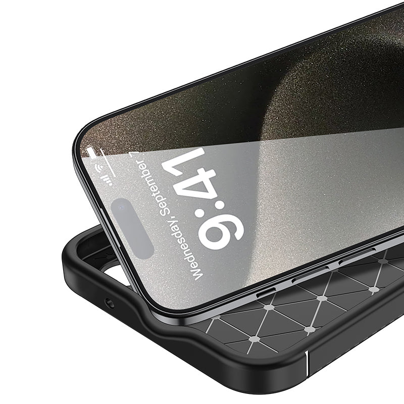 Apple iPhone 16 Pro Max Kılıf Zore Negro Silikon Kapak Siyah