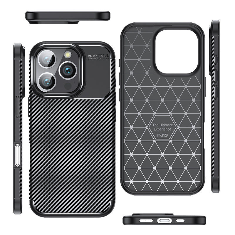 Apple iPhone 16 Pro Max Kılıf Zore Negro Silikon Kapak Siyah