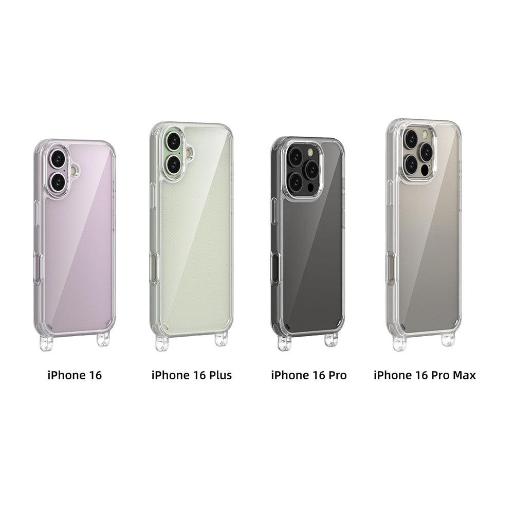 Apple iPhone 16 Pro Max Kılıf Zore X-Rop Kapak Şeffaf