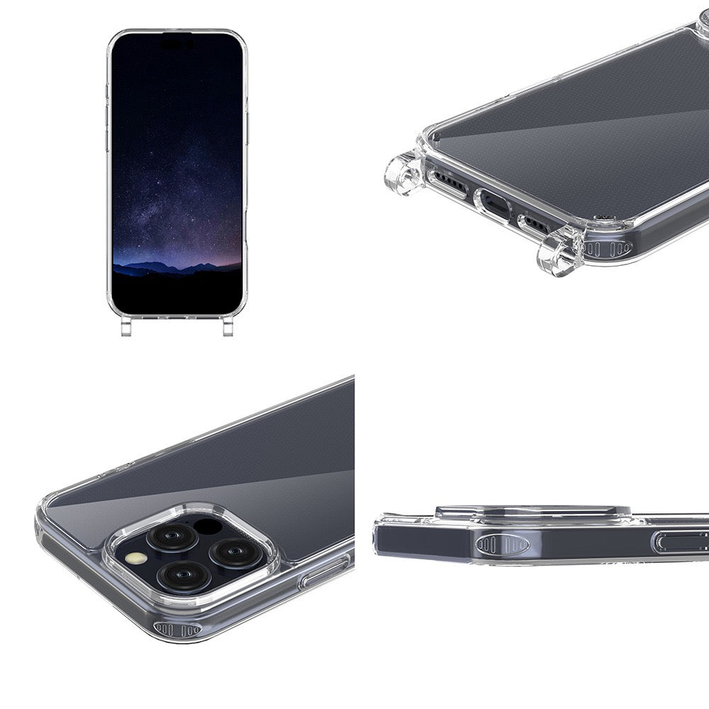 Apple iPhone 16 Pro Max Kılıf Zore X-Rop Kapak Şeffaf