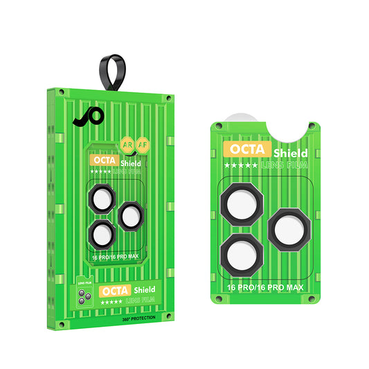 Apple iPhone 16 Pro Max Zore CL-19 Kamera Lens Koruyucu Siyah