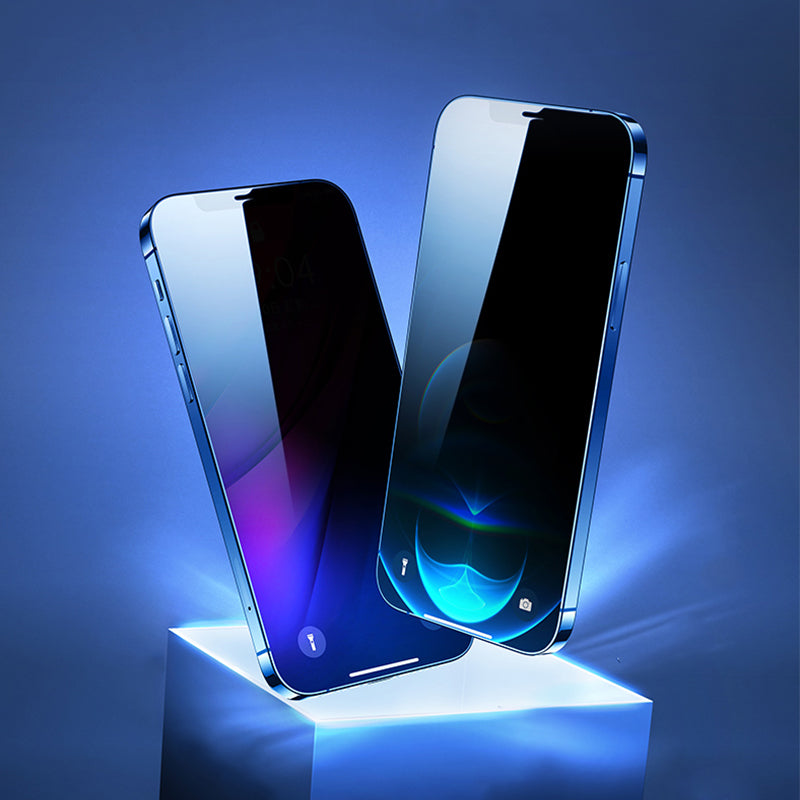 Apple iPhone 16 Zore Kolay Uygulama Aparatlı 5D Magic Privacy Glass Hayalet Cam Ekran Şeffaf