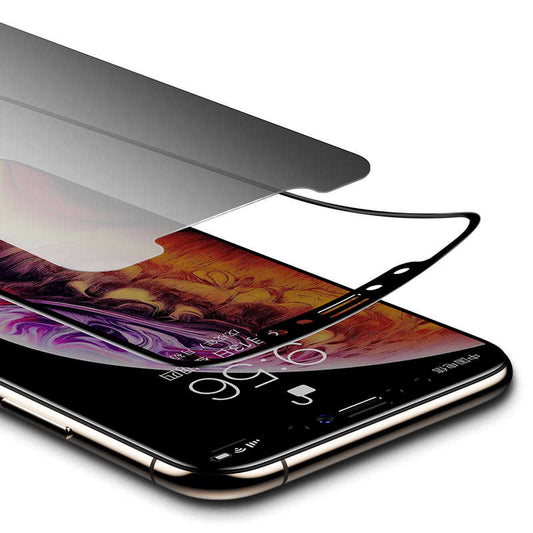 Apple iPhone 16E Zore Kor Privacy Cam Ekran Koruyucu Siyah