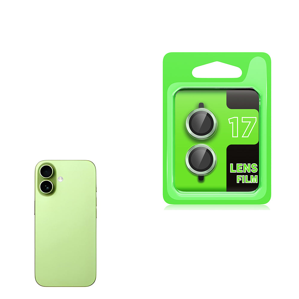 Apple iPhone 17 Zore CL-07 Kamera Lens Koruyucu Açık Mavi