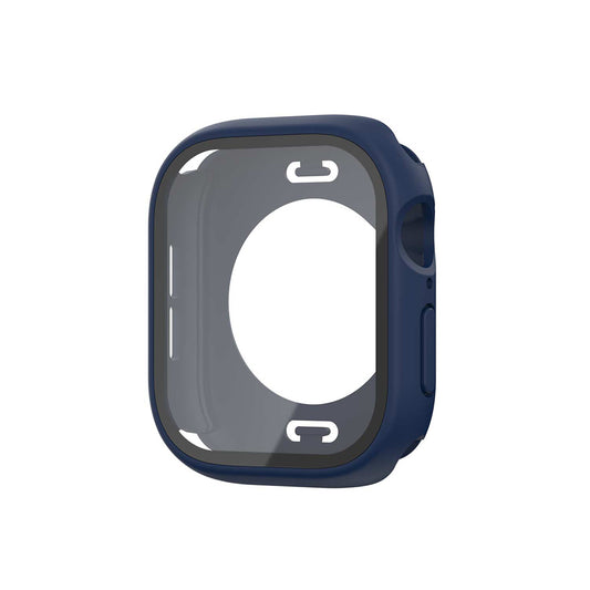 Apple Watch 10 46mm 360 Derece Korumalı Kasa ve Ekran Koruyucu Zore Watch Gard 12 Mavi