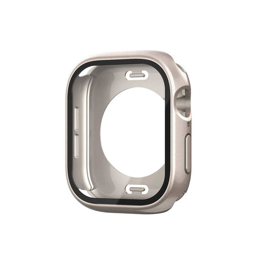 Apple Watch 10 46mm 360 Derece Korumalı Kasa ve Ekran Koruyucu Zore Watch Gard 12 Titanyum